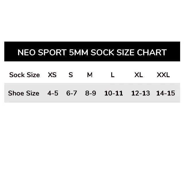 NEOSport 5mm Neo Sock (pair)
